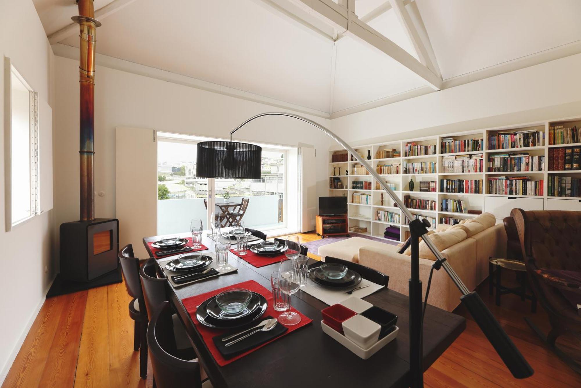 Boavista Sunlit Duplex With Terrace Apartment Porto Luaran gambar